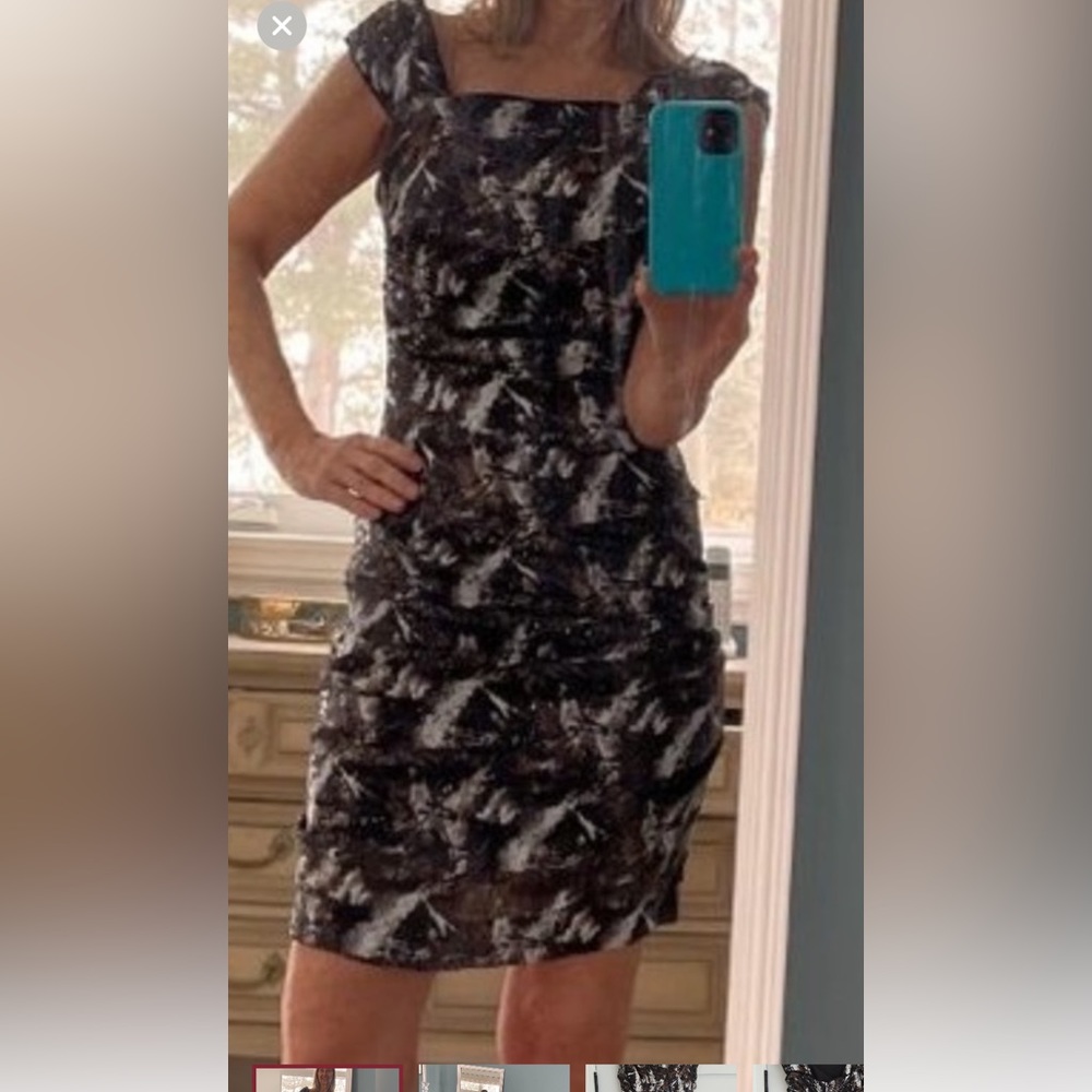 Nicole Miller Sequin Party Dress